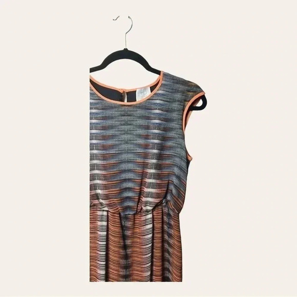 1122. ANTHROPOLOGIE HD IN PARIS MAXI DRESS SLEEVELESS SIZE 0 MULTICOLORED - Picture 3 of 10